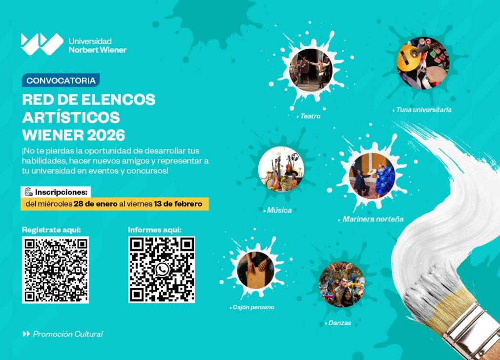 Convocatoria Red de Elencos Artísticos Wiener 2026