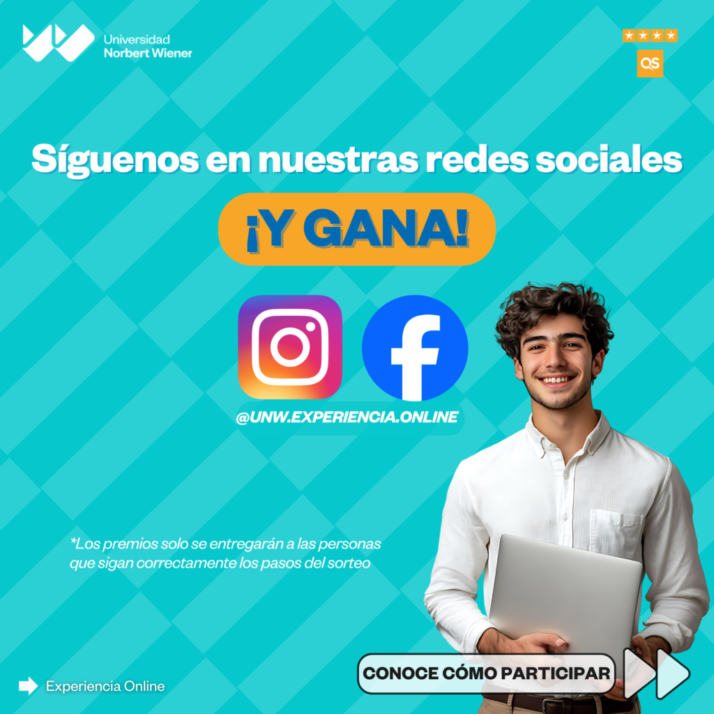 Síguenos en nuestras redes ¡y gana!